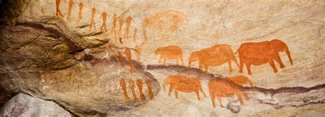 Hallo^^, weiß jemand wie die menschen in der steinzeit miteinander kommuniziert haben! Höhlenmalerei in Südafrika | Höhlenmalerei, Malerei, Kunst