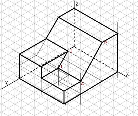 Orthographic Drawing Interesting Drawings Isometric Drawing Drawing