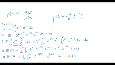 Relation Between Beta And Gamma Function Youtube