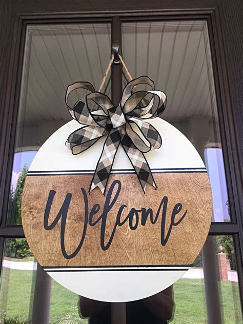 Excited To Share This Item From My Etsy Shop Welcome Door Hanger