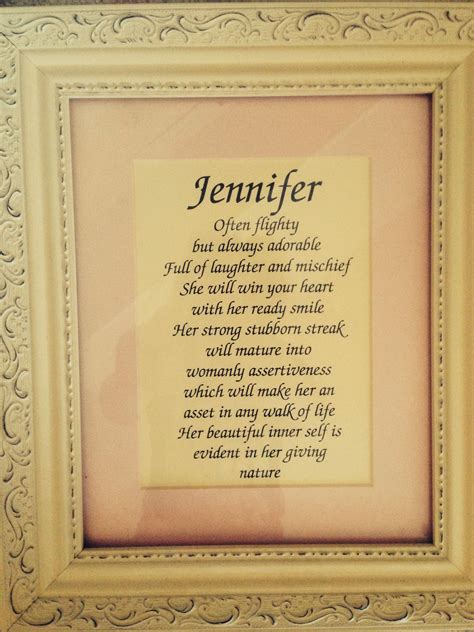 Jennifer Name Meaning Thats My Baby Girl Love Pinterest Wisdom