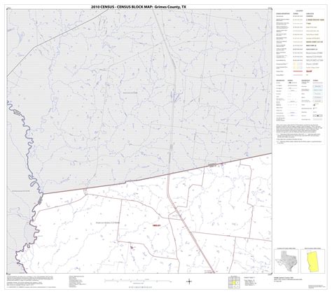 2010 Census County Block Map Grimes County Block 1 The Portal To