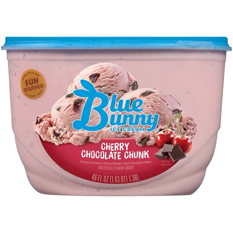 Blue Bunny Cherry Chocolate Chunk Premium Ice Cream 46 Fl Oz