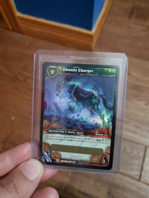 Ghostly Charger World Of Warcraft Ghastly Skull Mount WoW TCG Values