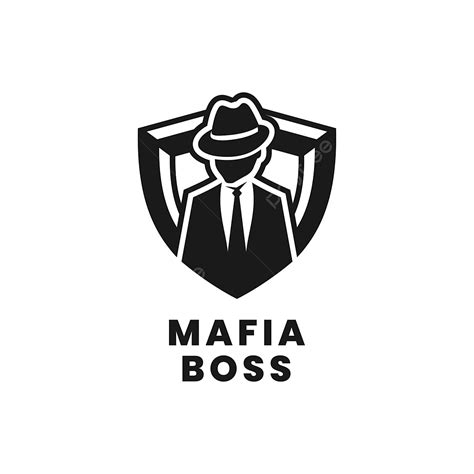 Mafia Silhouette Png Free Mafia Boss Logo Vector Modern Simple Flat