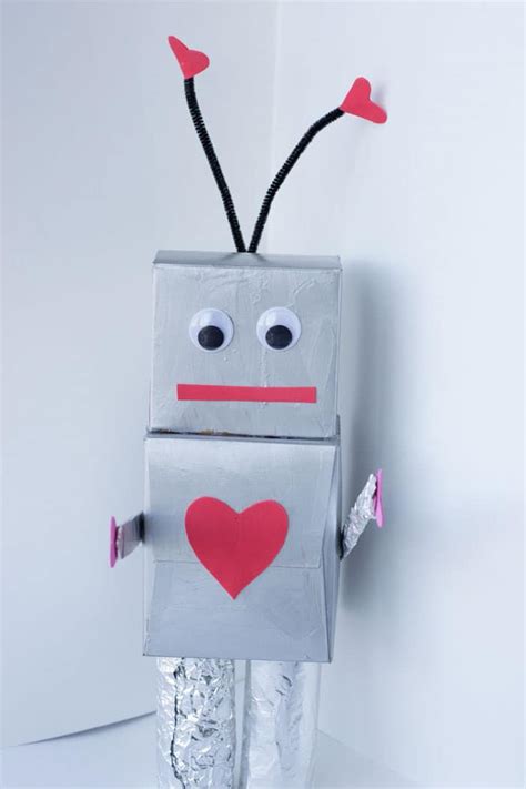 Robot Valentine Box And Fueling Creativity In Kids Glue Sticks And