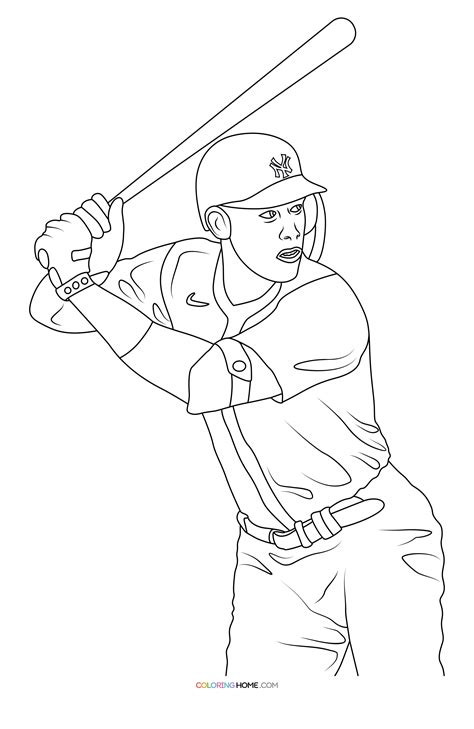 Aaron Judge Coloring Page Coloring Home