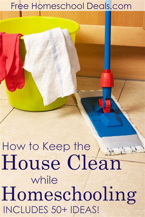 Put away as many objects as possible, in closets, cabinets, or in drawers. How to Keep the House Clean While Homeschooling - Includes ...