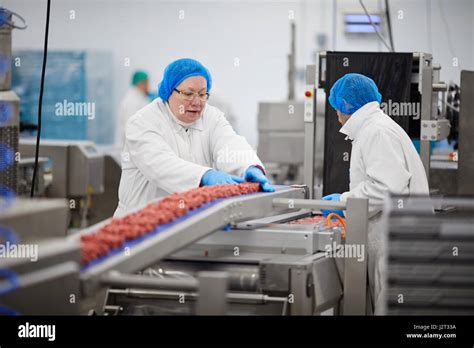 Lancashire Meat Processing Plant Stock Photo Alamy