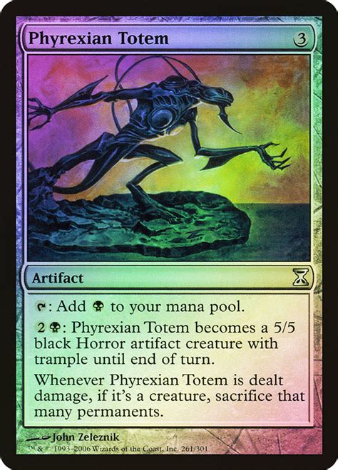 Phyrexian Totem Time Spiral Star City Games
