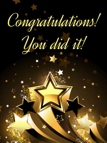 Congratulations promotion congratulations images congratulations graduate congratulations quotes achievement do better quotes quotes to live by promotion quotes card sentiments special quotes. Lucky Stars Congratulations Card | Birthday & Greeting ...