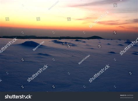 Arctic Tundra Sunset Scenery Stock Photo 63435502 Shutterstock