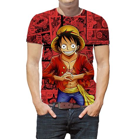 Camisa Camiseta De Animes One Piece Luffy Shopee Brasil