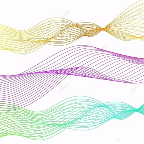 Colored Wavy Lines Colored Wavy Lines Png Transparent Clipart Image