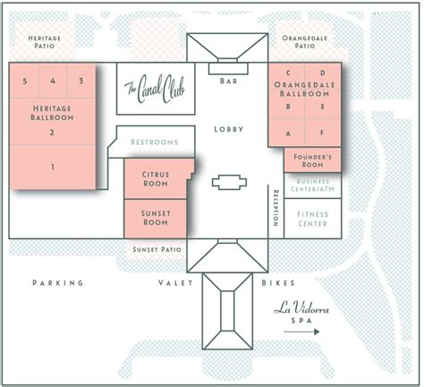 Meeting And Event Space Floor Plans The Scott Resort And Spa