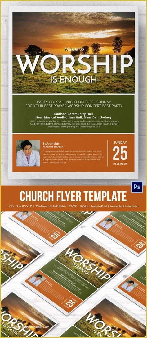 Free Printable Flyers For Church