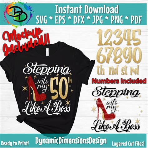 Stepping Into Sassy Classy Fabulous Svg Birthday Shirt High Heel L