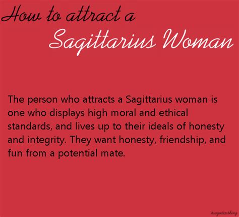 Normally a sagittarius woman is the one who seduces a man. How to Attract a Sagittarius Woman | Birthday | Pinterest ...