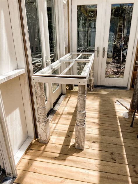 Diy greenhouse shed & storage sheds. Easy DIY Potting Greenhouse Table - The Ponds Farmhouse in ...