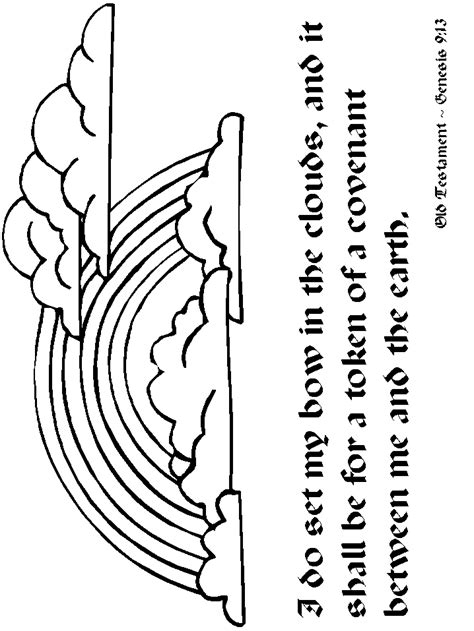 Cut out the rainbows and use them for various crafts and learning activities. Rainbows Rainbow2 Bible Coloring Pages coloring page ...