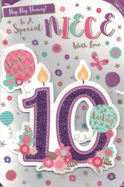 Niece Age Th Birthday Card D By Prelude X Inch Zz For Sale Online Ebay