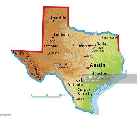 Texas Relief Map High Res Vector Graphic Getty Images