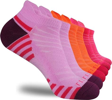 Amazon Com LITERRA 6 Pairs Womens Ankle Socks Athletic Running Socks