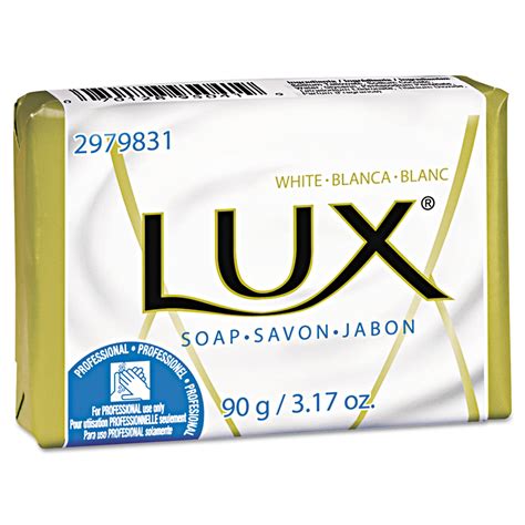 Lux Individually Wrapped Bath Soap White Pleasant Scent 32oz Bar