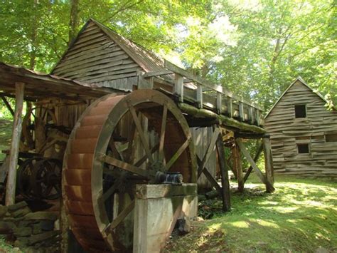 Dellinger Grist Mill On Cane Creek Bakersville Nc Windmill Water