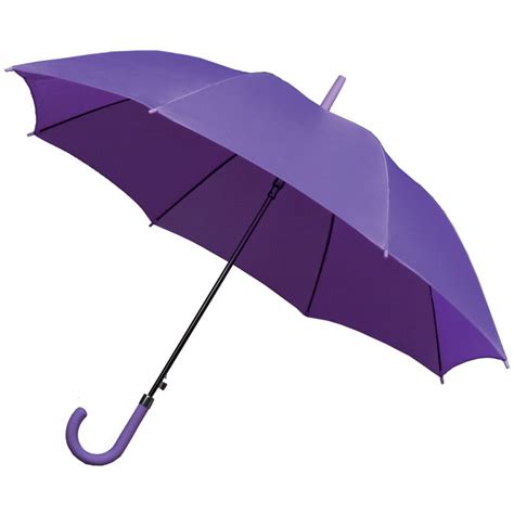 Purple Automatic Umbrella Standard Walking Style Umbrella