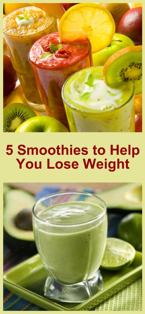5 Smoothies To Help You Lose Weight