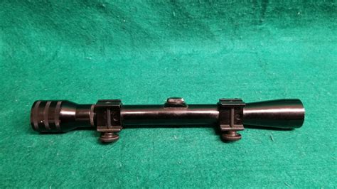 Vintage Redfield Fixed 4x Scope W 34 Inch Small Tube Nice And Clear