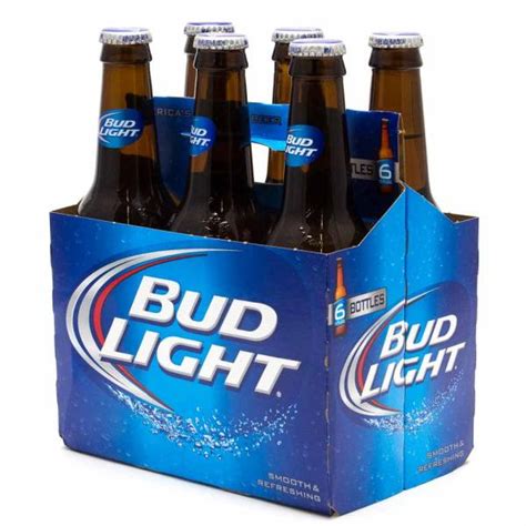 Bud Light 12oz Bottle 6 Pack Beer Wine And Liquor Delivered To