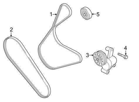Check each pulley on the engine to ensure the belt is properly engaging it. Ford Escape Serpentine Belt. LITER, Drive, Power ...