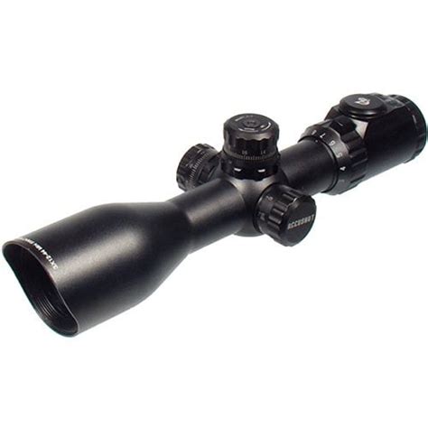 Utg 3 12x44 30mm Compact Riflescope 36 Color Mil Dot With Rings