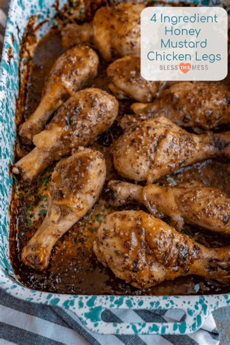 Baked honey mustard chicken breast with a touch of lemonmy gorgeous recipes. 4 Ingredient Honey Mustard Baked Chicken Legs | Sticky ...