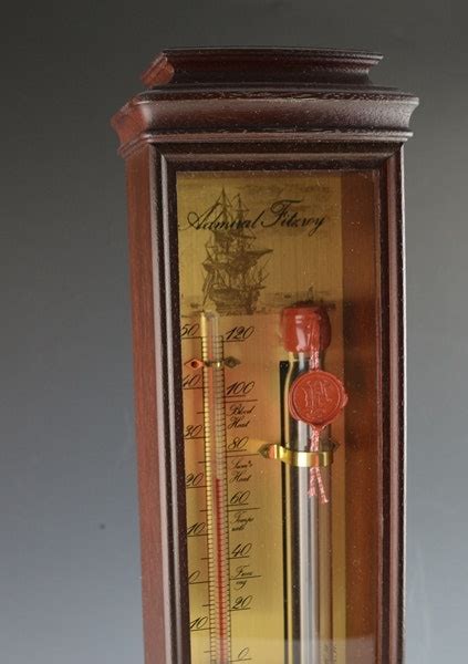 Two Vintage Barometers Including A Fitzroy Storm Glass Barometer Ebth