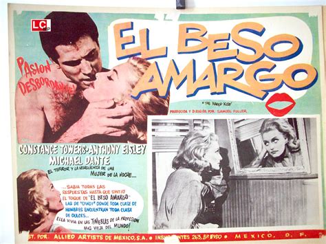 El Beso Amargo Movie Poster The Naked Kiss Movie Poster