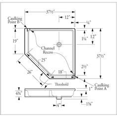 The dimensions of a corner bath are usually larger than a standard bathtub. 42" corner shower dimensions - Google Search | MBath ...