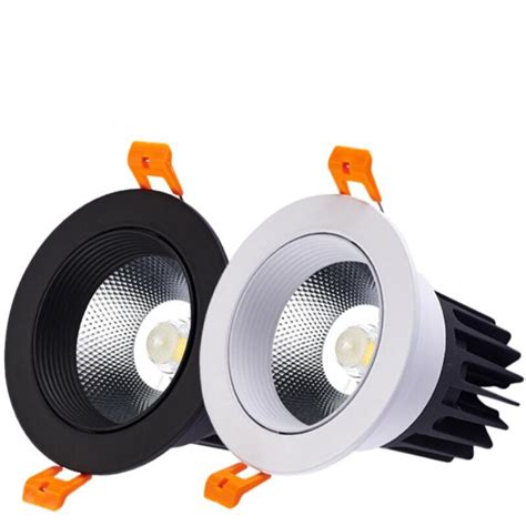 Ceiling light fixtures as a general light source. Super Bright Dimmable Led downlight light COB Ceiling Spot ...