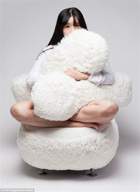 Designer Creates A Sofa With Bendy Arms That Give Hugs So People Dont Feel Lonely Daily