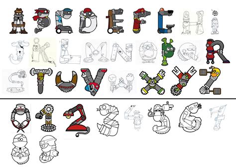 The educational alphabet robot toy is an amazing gift for children. Alphabet_Robots | prepresse2tic3tic | Flickr