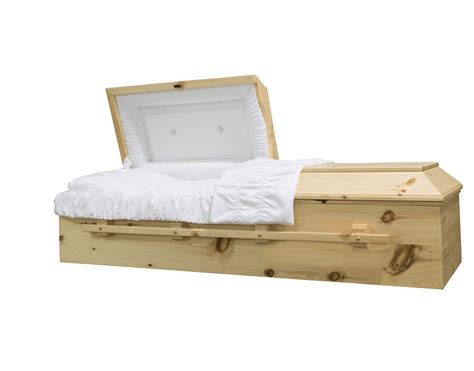 Traditional Amish Pine Coffin Casket Made In The Usa Titan
