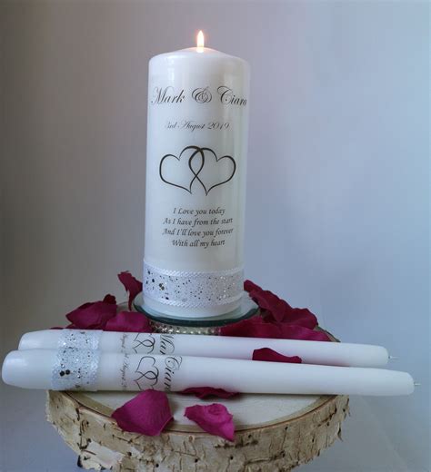 Wedding Candle Unity Sets Customised Wedding Candles In Dublin