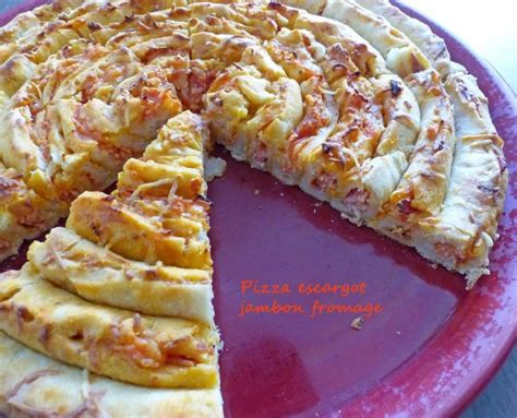 Pizza Escargot Jambon Fromage Croquant Fondant Gourmand Pizza
