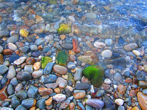 Free Images Sea Rock Shore Pond Pebble Colorful Material Body