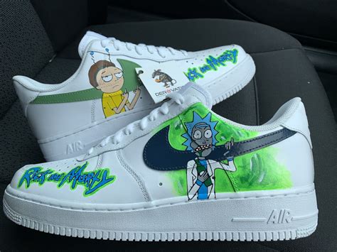 Rick And Morty Custom Air Force 1 Airforce Military