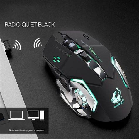 Rechargeable Wireless Gaming Mouse Gadkit
