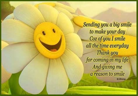My Smile Is Just Coz Of You Free Smile Ecards Greeting Cards 123