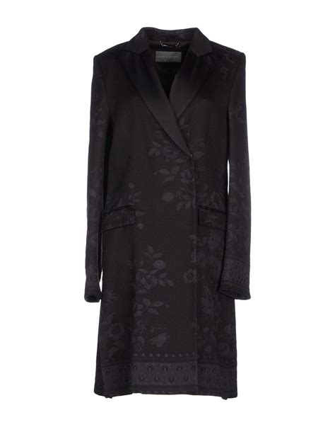 Alberta Ferretti Coat In Black Lyst